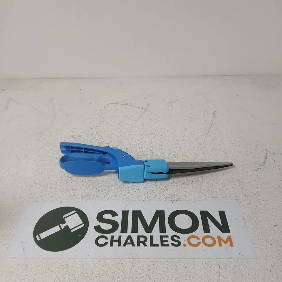 BOX OF APPROXIMATELY 15 ASSORTED HOUSEHOLD ITEMS INCLUDING GRIPFILL ADHESIVE , PLASTIC STORAGE CONTAINER AND PRUNING SHEARS
