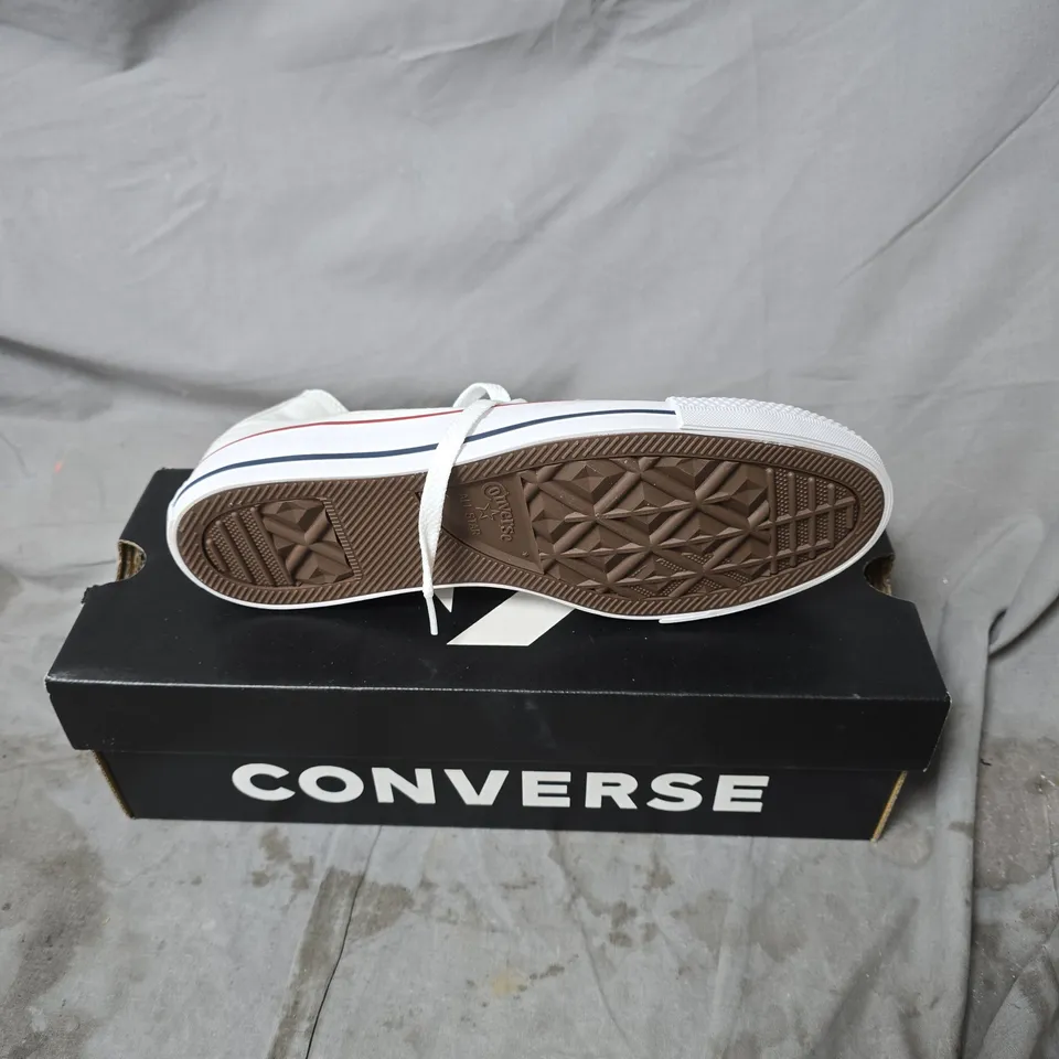 CONVERSE CHUCK TAYLOR ALL STAR HIGH TOP SNEAKERS – WHITE (PAIR) SIZE 7