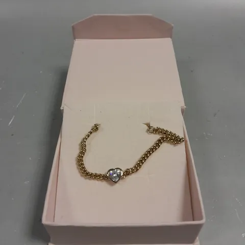 HEAVENLY LONDON HEART PENDANT BRACELET