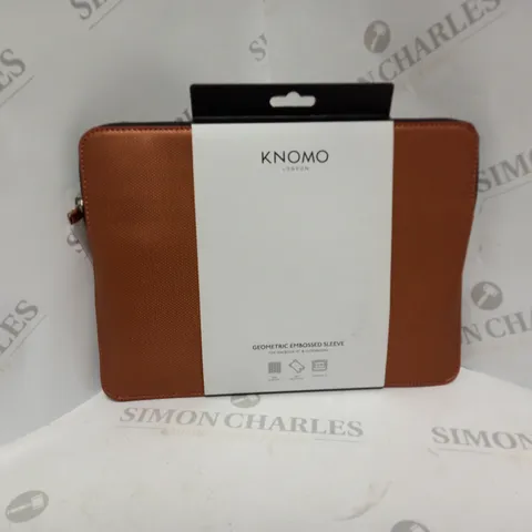 APPROXIMATELY 8 BRAND NEW KNOMO GEOMETRIC EMBOSSED SLEEVE FOR MACBOOK TWELVE INCH AND ULTRABOOKS