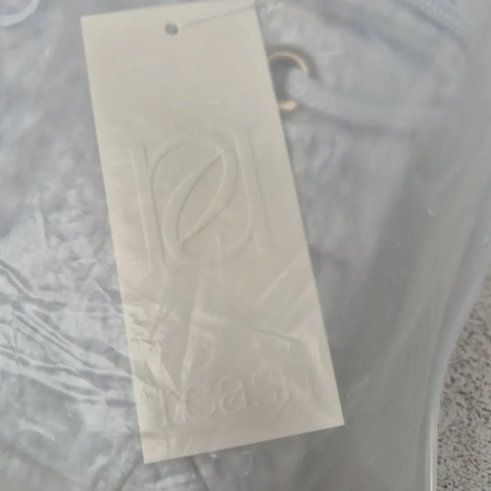 REASON OVERSIZED BRANDED ZIP-THROUGH HOODIE – GREY MARL, UK 18 (US 14, EU 46)
