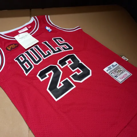 MITCHELL & NESS BULLS NBA JERSEY - 36(S)