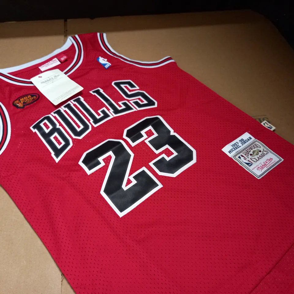 MITCHELL & NESS BULLS NBA JERSEY - 36(S)