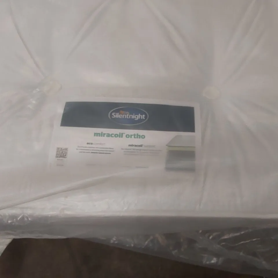 QUALITY BAGGED SILENTNIGHT MIRACOIL ORTHO SINGLE MATTRESS 