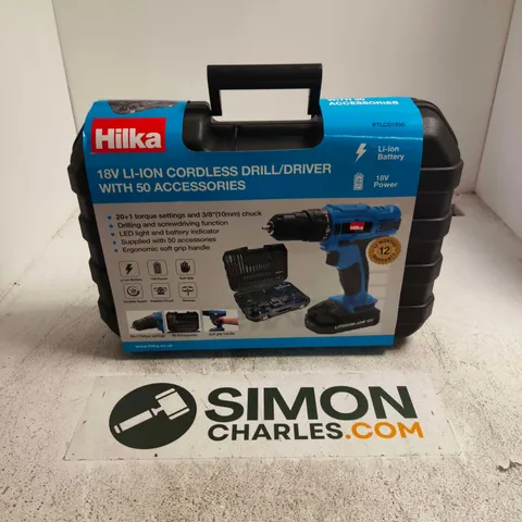 HILKA 18V LI-ION CORDLESS DRILL/DRIVER