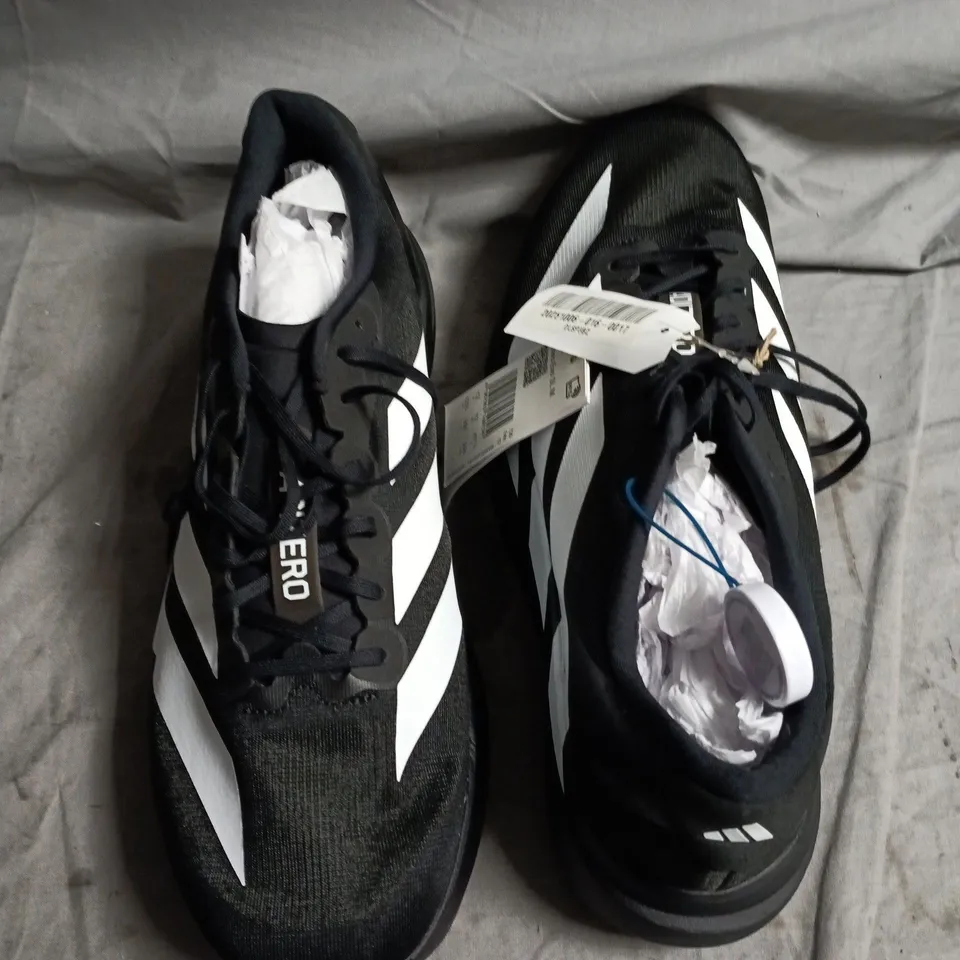 ADIDAS ADIZERO EVO SL M SHOES – BLACK/WHITE, UK 12