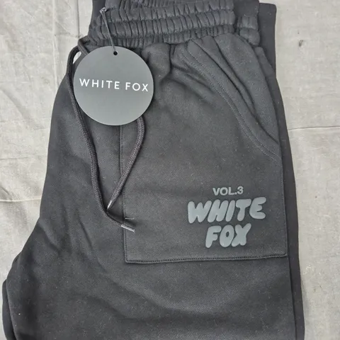 WHITE FOX OFFSTAGE SWEATPANTS IN ONYX SIZE SMALL