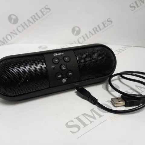 BOXED ONN PORTABLE BLUETOOTH SPEAKER