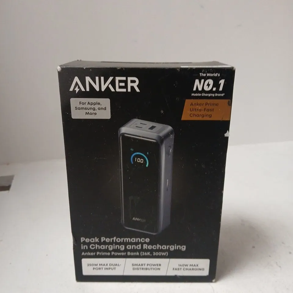 ANKER PRIME POWER BANK (BOXED) – 26K, 300W