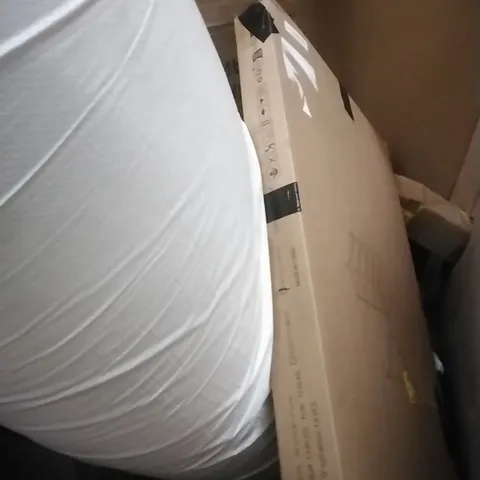 PALLET OF ASSORTED ITEMS INCLUDING - MATTRESS TOPPER,DESK