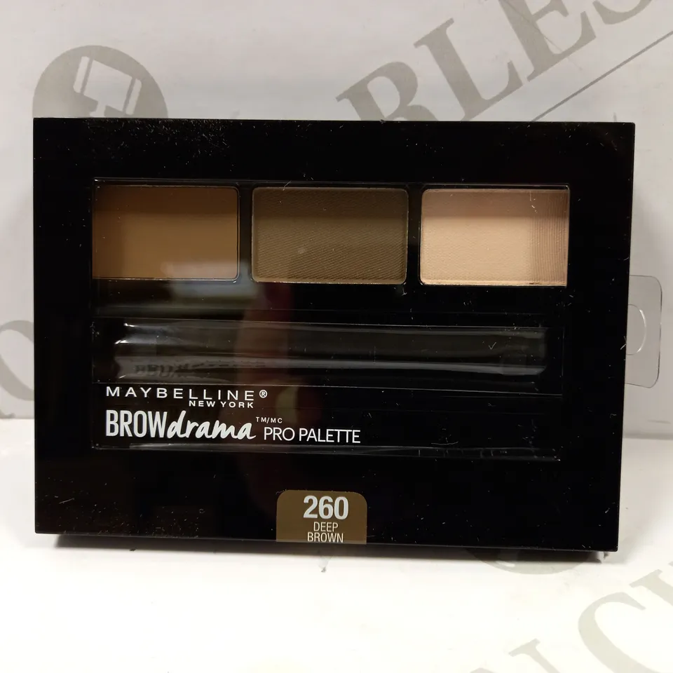 MAYBELLINE BROW DRAMA® PRO PALETTE DEEP BROWN x4