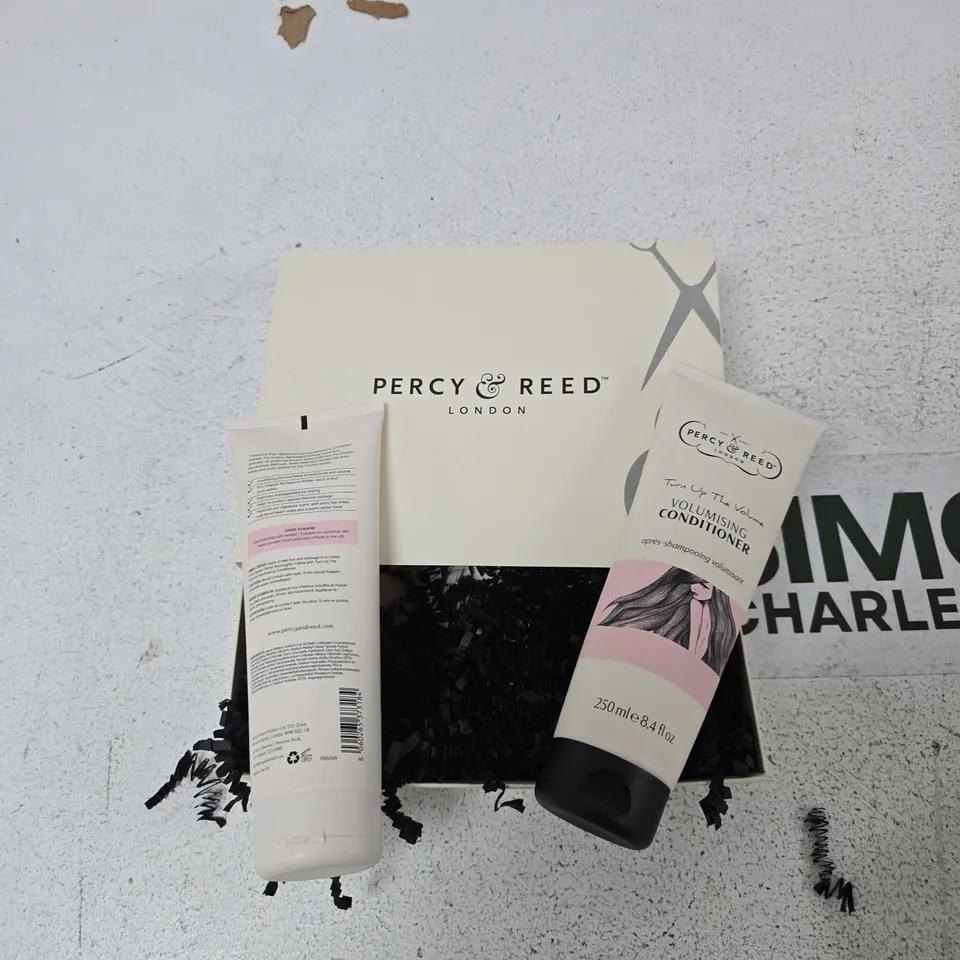 PERCY & REED LONDON VOLUMISING SHAMPOO & CONDITIONER GIFT SET