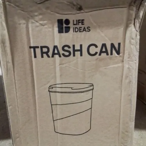 BOXED TRASH CAN 