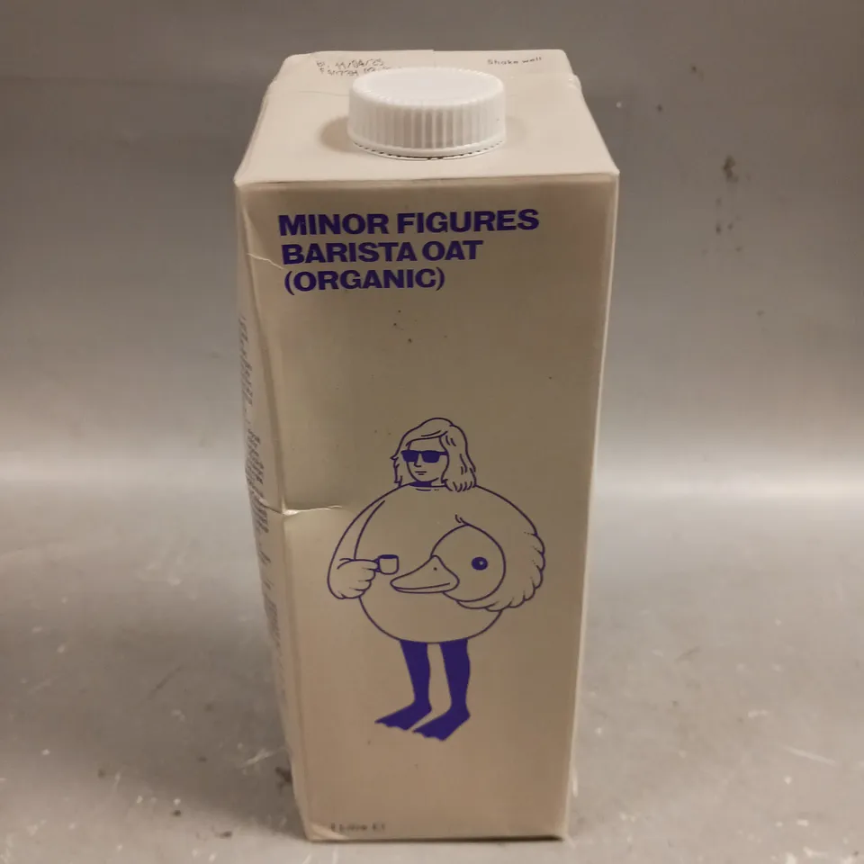 7 X SEALED MINOR FIGURES BARISTA OAT DRINKS - 7 X 1L - COLLECTION ONLY 