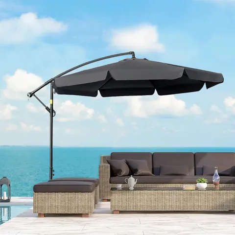BOXED ARLUS PATIO OFFSET UMBRELLA (1 BOX)