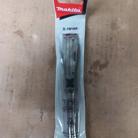 MAKITA D-19168 SDS-PLUS HAMMER DRILL CHISEL, 20MM X 140MM
