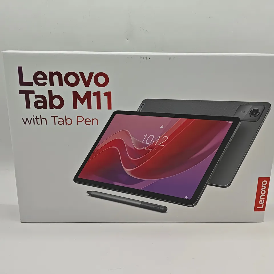 BOXED LENOVO TAB M11 128GB TABLET WITH PEN IN LUNA GREY - TB330FU