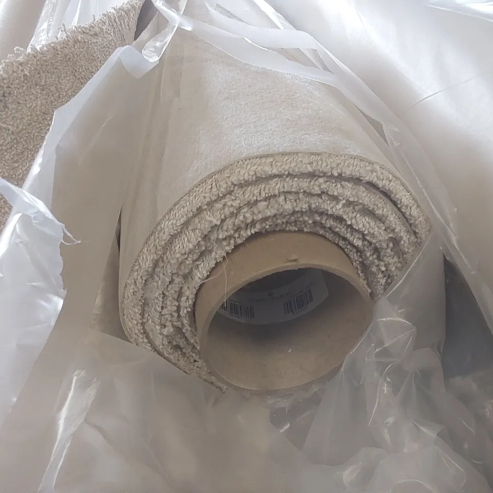 ROLL OF QUALITY SUBLIME VANILLA ICE CARPET - APPROXIMATELY 2.8 x 5m