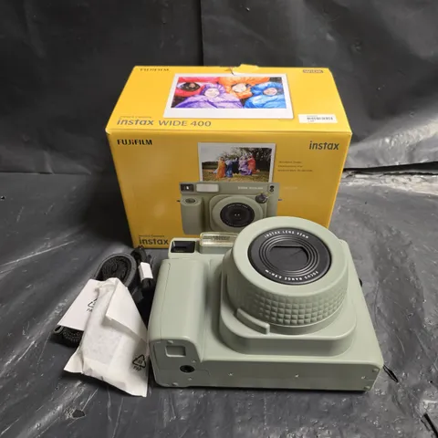 FUJIFILM INSTAX WIDE 400 INSTANT CAMERA – GREEN, BOXED - COLLECTION ONLY