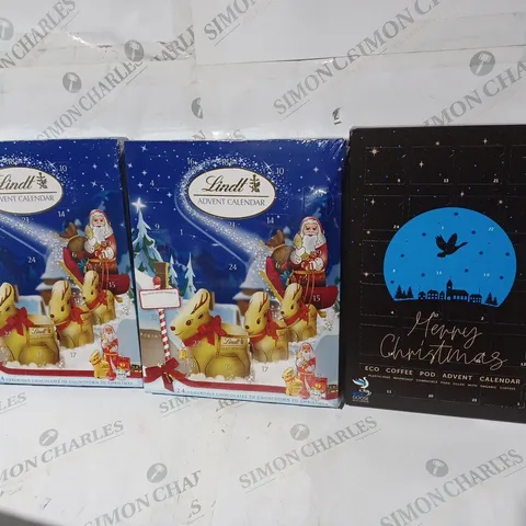 THREE ASSORTED ADVENT CALENDARS