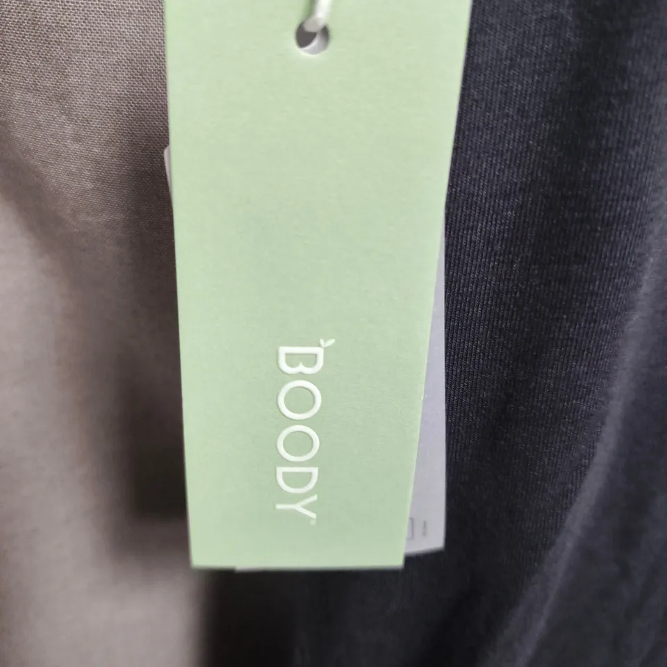BOODY CLASSIC BOAT NECK JUMPSUIT – BLACK, XL 