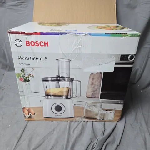 BOSCH MULTITALENT 3 800W FOOD PROCESSOR / BLENDER – BOXED