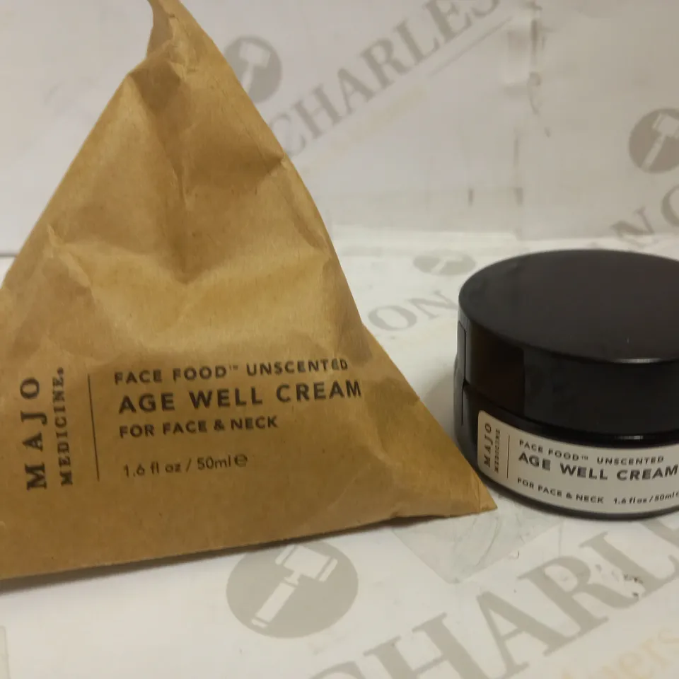 MAJO MEDICINE FACE FOOD UNSCENTED AGE WELL CREAM FOR FACE & NECK 50ML