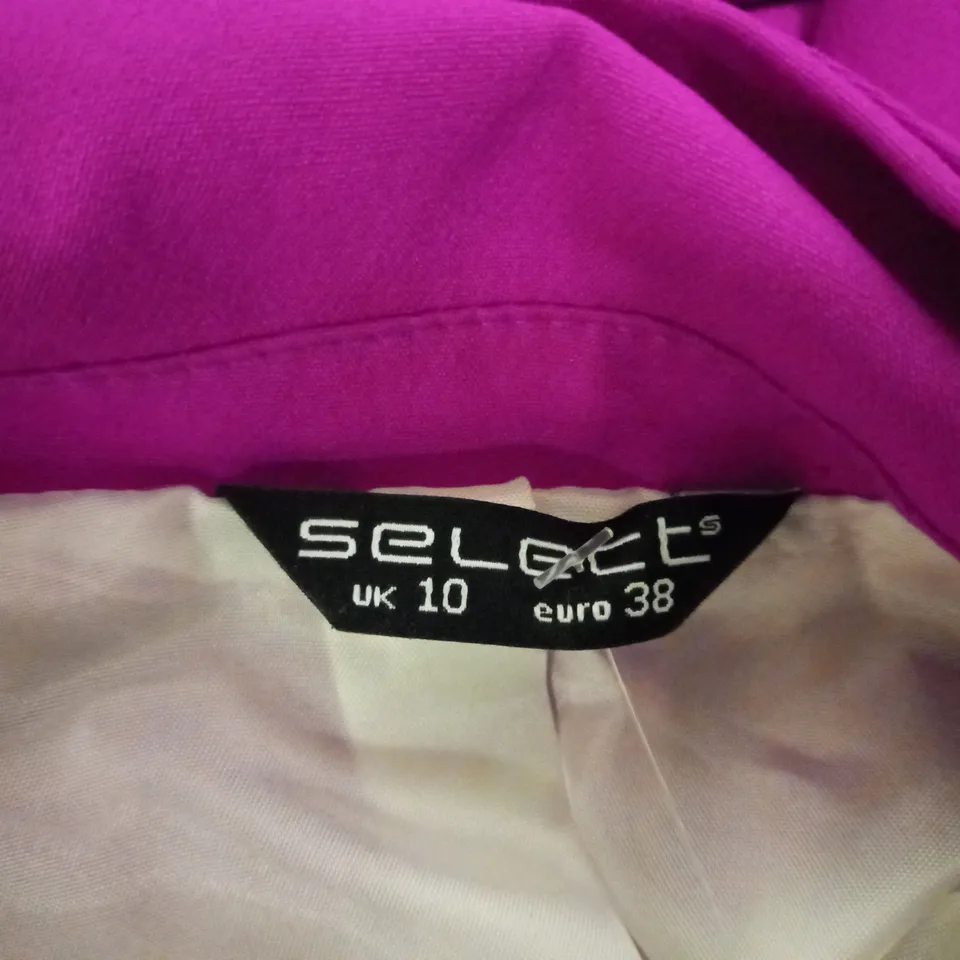 SELECT FUCHSIA PINK BLAZER  - SIZE 10