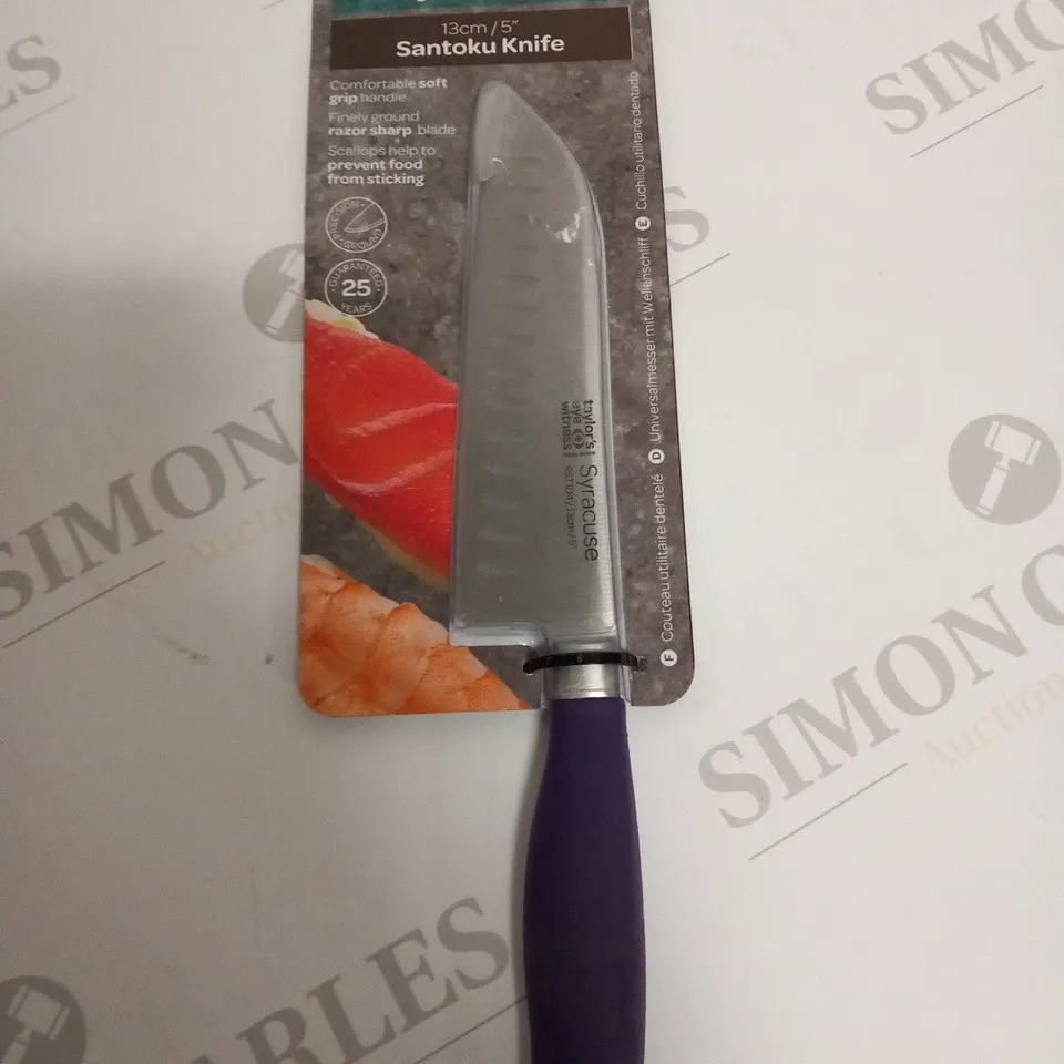 BRAND NEW TAYLOR'S EYE WITNESS SYRACUSE 13CM SANTOKU KNIFE