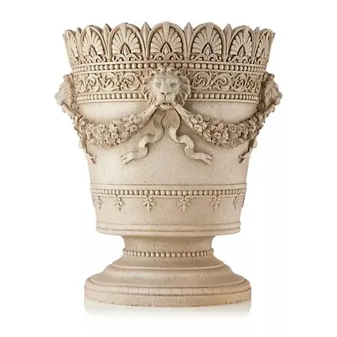 GARDEN REFLECTIONS LION MOTIF PLANTER