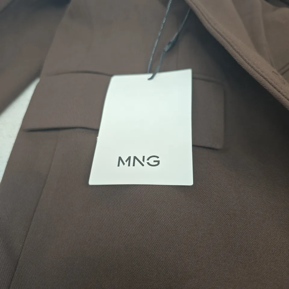 MANGO WOMEN’S BROWN BLAZER JACKET – XXS