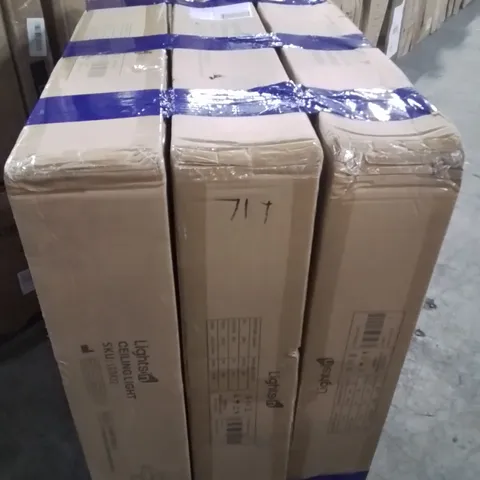 BOXED LIGHTS IN CEILING LIGHT X3