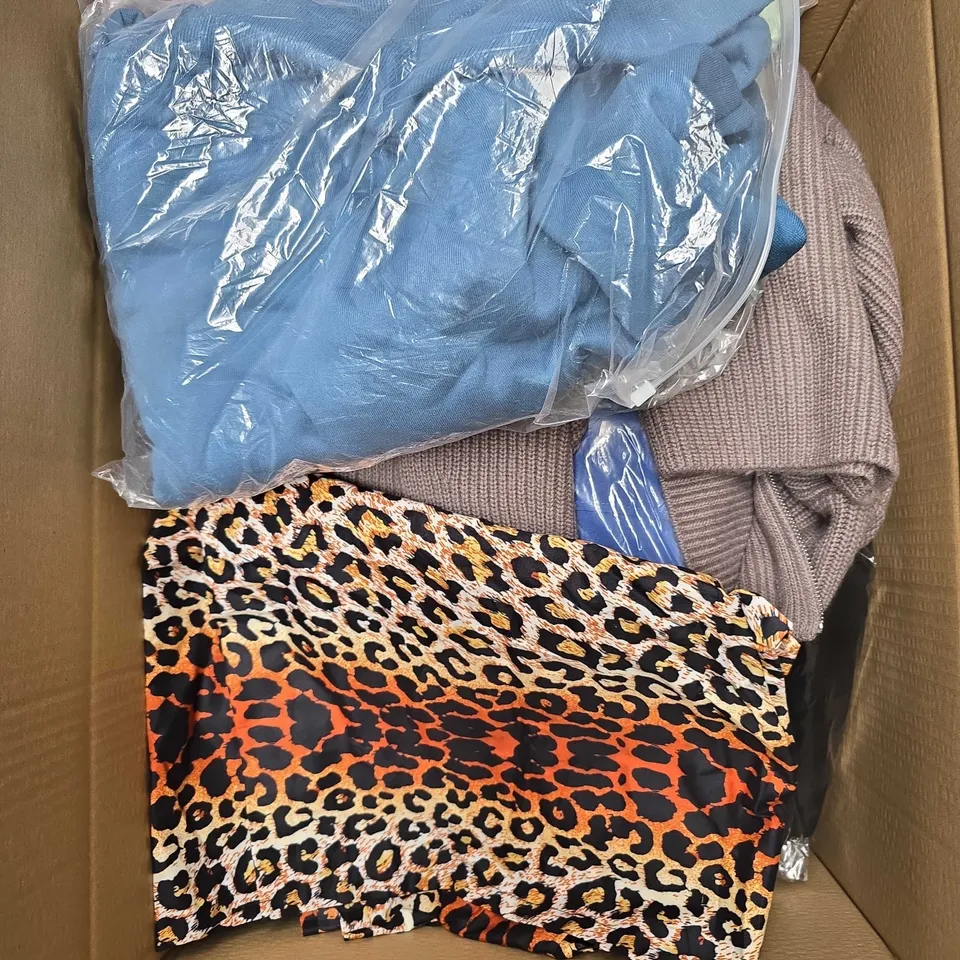 APPROXIMATELY 25 ASSORTED CLOTHING AND FASHION PRODUCTS IN VARIOUS STYLES AND SIZES - COLLECTION ONLY