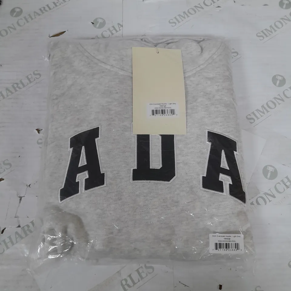 ADANOLA ADA OVERSIZED HOODIE IN LIGHT GREY - XXXL