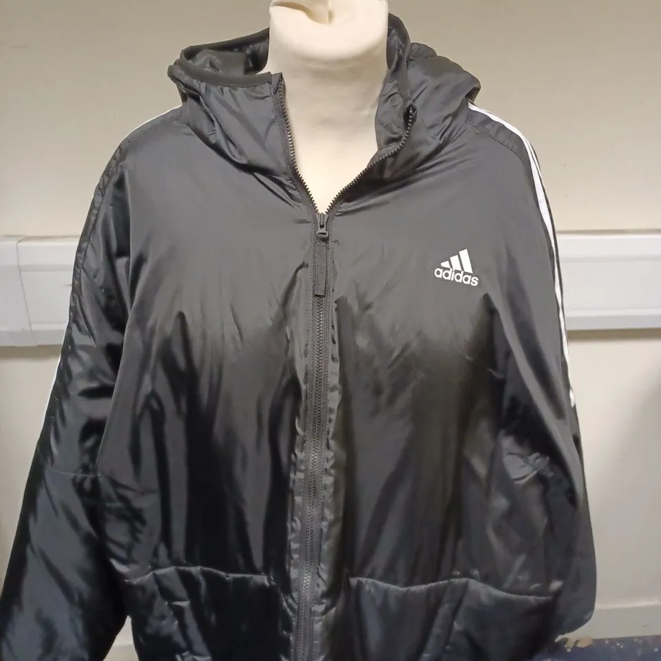 ADIDAS BLACK PUFFER COAT - PRIME GREEN - UK 32-34