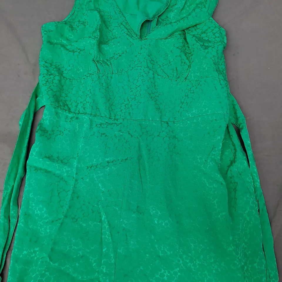 NOBODY'S CHILD SUKI JUMPSUIT IN GREEN UK SIZE 12