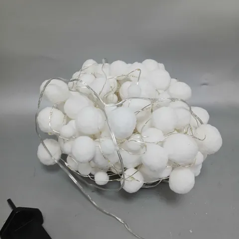 BOXED 160 LED SNOWBALL LIGHT GARLAND