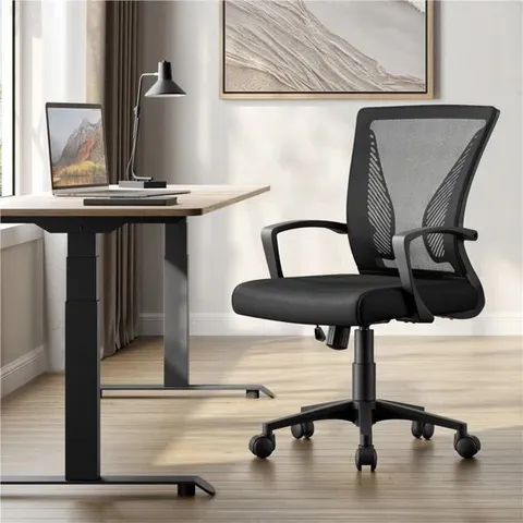 BOXED MID-BACK MESH OFFICE CHAIR (1 BOX)