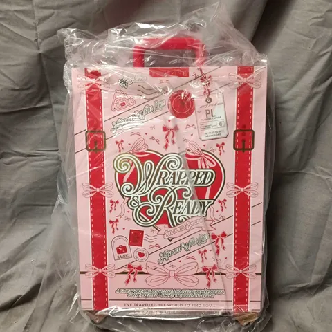 P LOUISE WRAPPED & READY SUITCASE – STRAWBERRY SNOWFLAKE