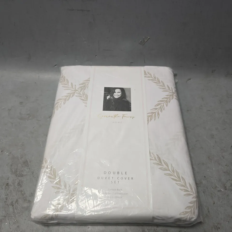 SAM FAIERS LAUREL TRAIL DUVET COVER SET DOUBLE