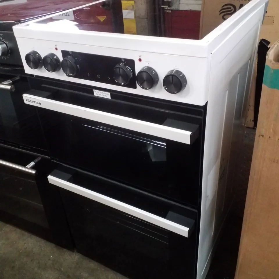 HISENSE HI6 MAX HDCEC5C10W 69/43L CERAMIC FREESTANDING 50CM ELECTRIC COOKER - WHITE