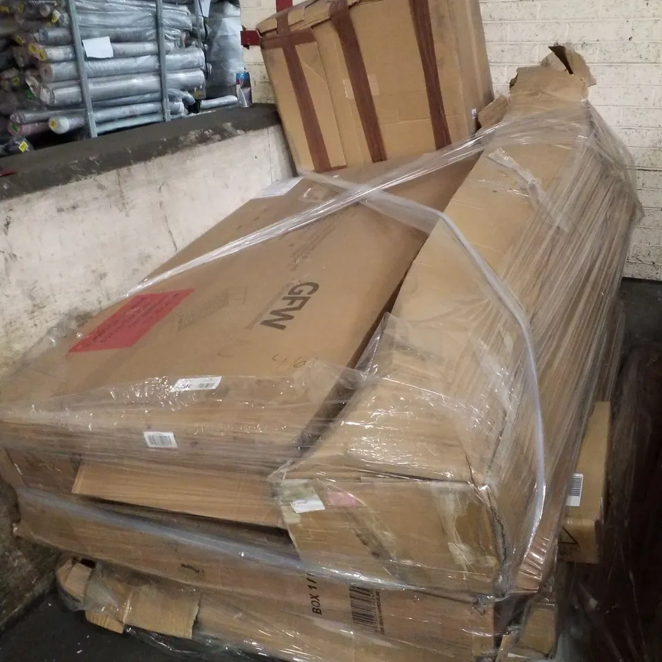 PALLET CONTAINING ASSORTED FLATPACK FURNITURE PARTS 