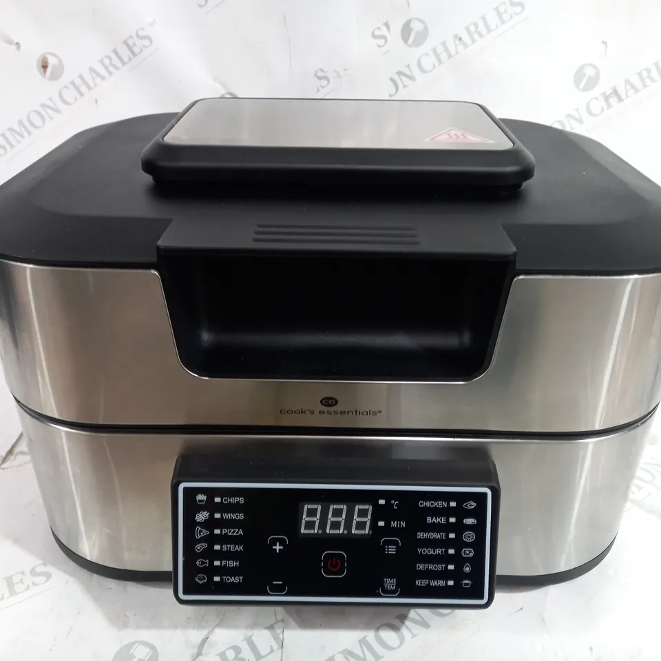 BOXED COOK'S ESSENTIALS GRILL & AIRFRYER 5.5L