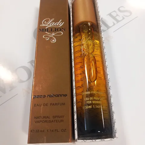 BOXED PACO RABANNE LADY MILLION EAU DE PARFUM 33ML