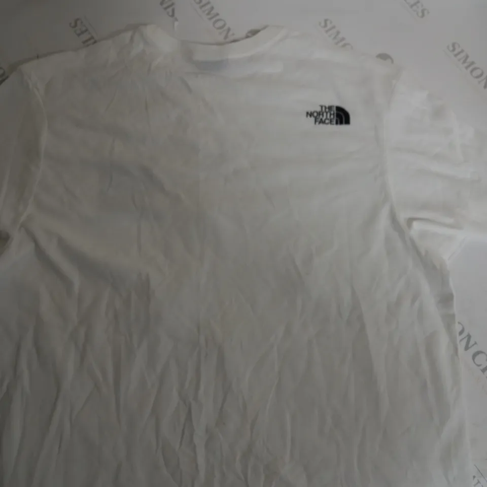 NORTH FACE WHITE LOGO SHIRT-LARGE