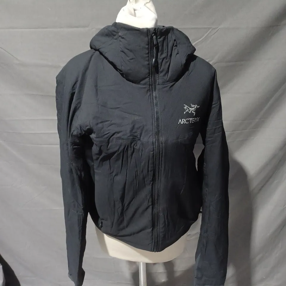 ARCTERYX BLACK JACKET WITH HOOD - XS