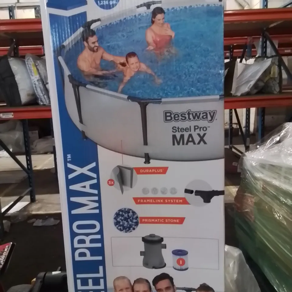 BOXED BESTWAY STEEL PRO MAX SWIMMING POOL