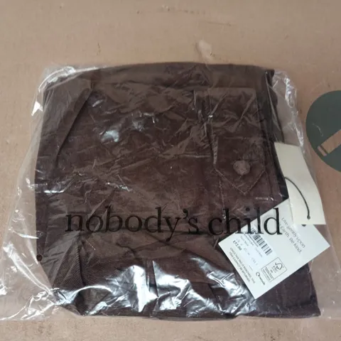 BAGGED NOBODY'S CHILD TERRI SKIRT IN BROWN SIZE UK 6