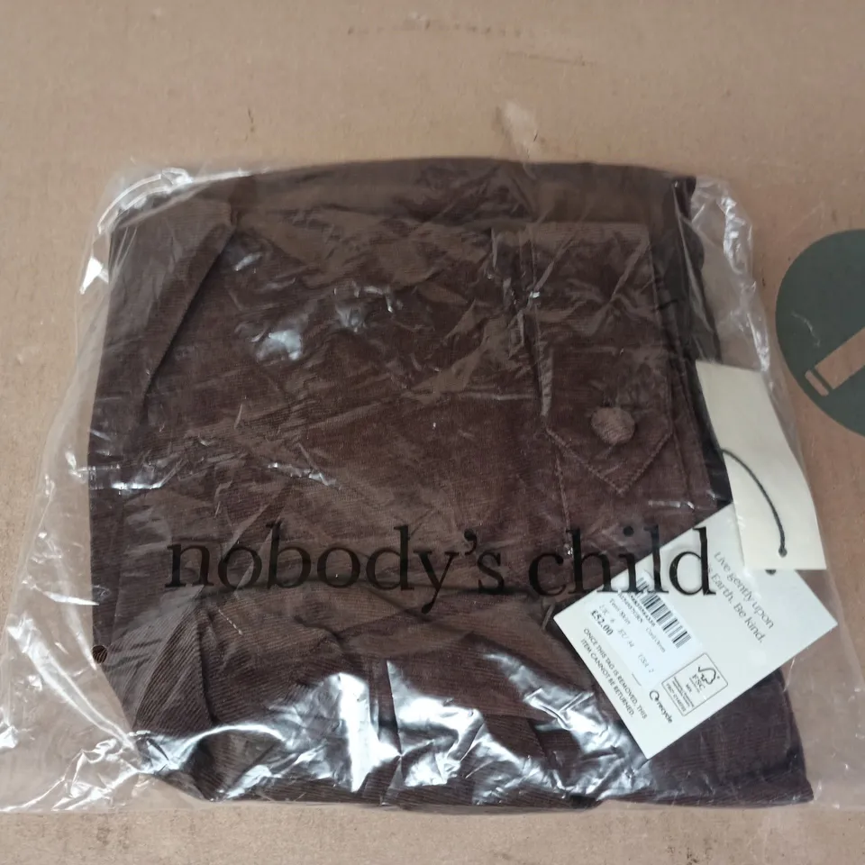 BAGGED NOBODY'S CHILD TERRI SKIRT IN BROWN SIZE UK 6