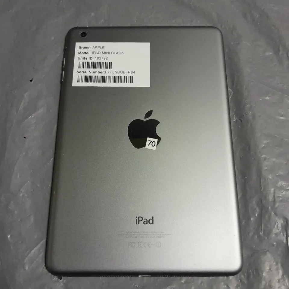 UNBOXED APPLE IPAD MINI IN BLACK - A1432
